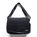 Patagonia 2000s Vintage Messenger Bag Shoulder Bag Black 48881F9