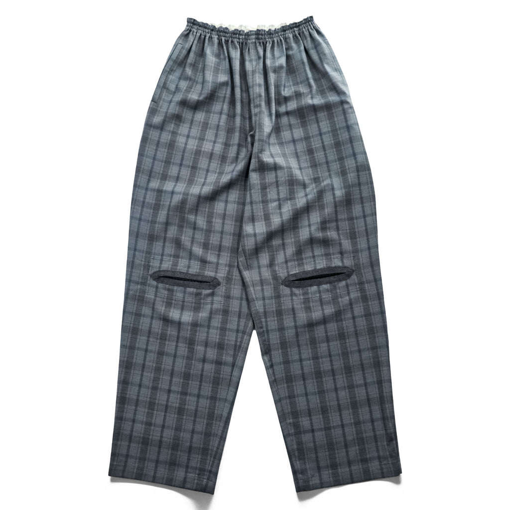 CLASS (POOL BY CLASS) Japan Made Wide Pants 2 Gray Checked SUBMARINE PANTS CCCA15UNIB