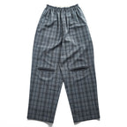 CLASS (POOL BY CLASS) Japan Made Wide Pants 2 Gray Checked SUBMARINE PANTS CCCA15UNIB