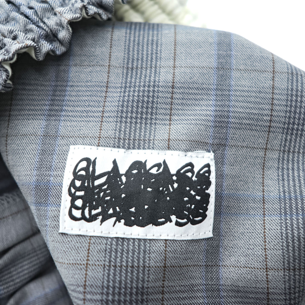 CLASS (POOL BY CLASS) Japan Made Wide Pants 2 Gray Checked SUBMARINE PANTS CCCA15UNIB