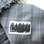 CLASS (POOL BY CLASS) Japan Made Wide Pants 2 Gray Checked SUBMARINE PANTS CCCA15UNIB
