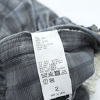 CLASS (POOL BY CLASS) Japan Made Wide Pants 2 Gray Checked SUBMARINE PANTS CCCA15UNIB