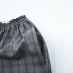 CLASS (POOL BY CLASS) Japan Made Wide Pants 2 Gray Checked SUBMARINE PANTS CCCA15UNIB