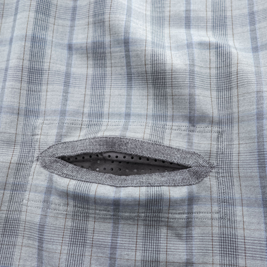 CLASS (POOL BY CLASS) Japan Made Wide Pants 2 Gray Checked SUBMARINE PANTS CCCA15UNIB