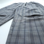 CLASS (POOL BY CLASS) Japan Made Wide Pants 2 Gray Checked SUBMARINE PANTS CCCA15UNIB