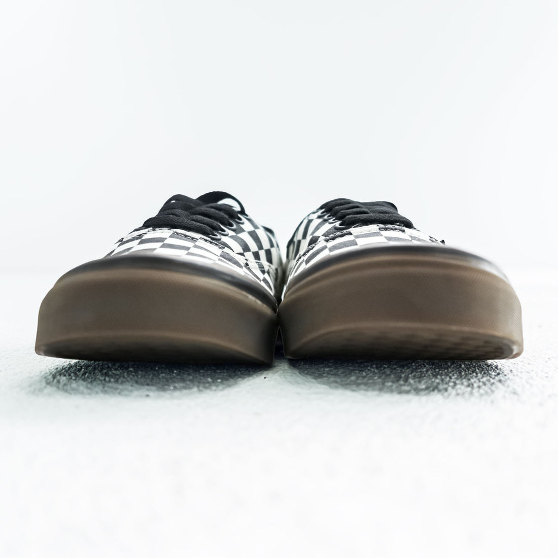 VANS オーセンティック AUTHENTIC ローカットスニーカー 27cm キャンバス フラッグチェック ガムソール