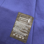 MACKINTOSH LONDON 英国製 ゴム引き ステンカラーコート L ネイビー 防水 比翼 GENUINE HANDMADE スコットランド製