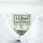 L.L.Bean フィッシング 長袖 ボタンダウンシャツ XL ホワイト メッシュ PD24
