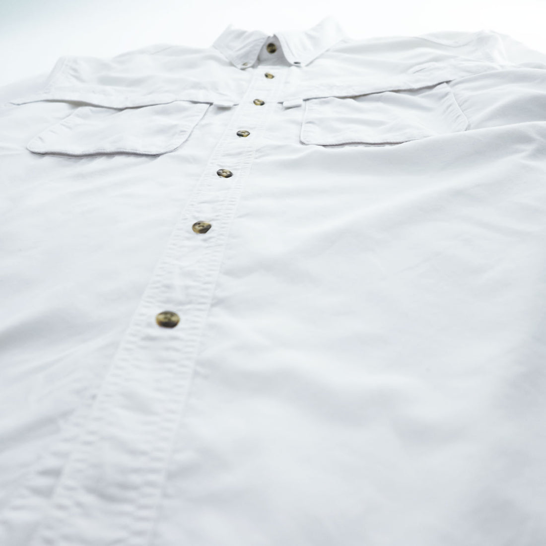 L.L.Bean フィッシング 長袖 ボタンダウンシャツ XL ホワイト メッシュ PD24