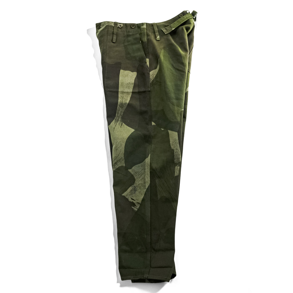 Nigel Cabourn Japan Made Military Work Pants M Khaki Green Brown Canvas CLASSIC DENISON PANT 80350050013