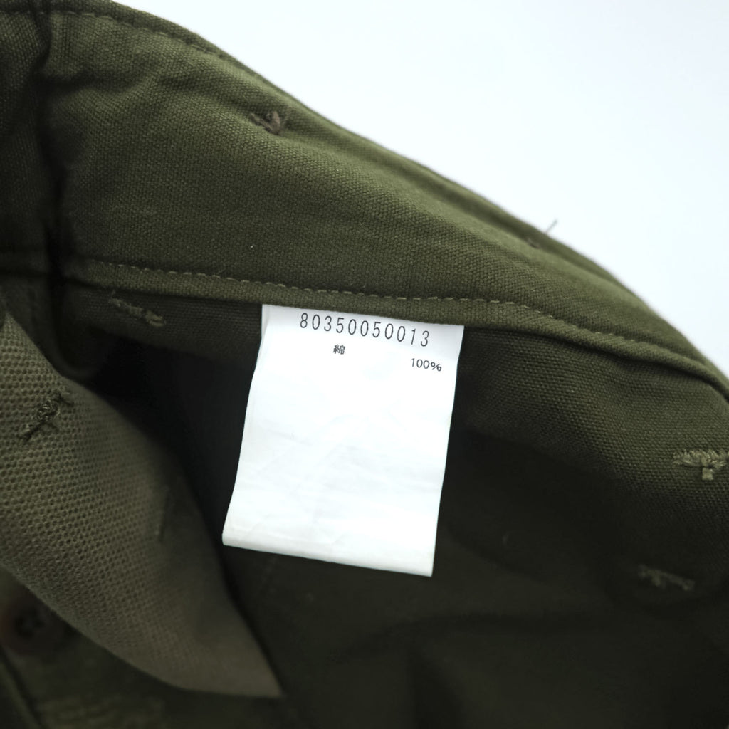 Nigel Cabourn Japan Made Military Work Pants M Khaki Green Brown Canvas CLASSIC DENISON PANT 80350050013