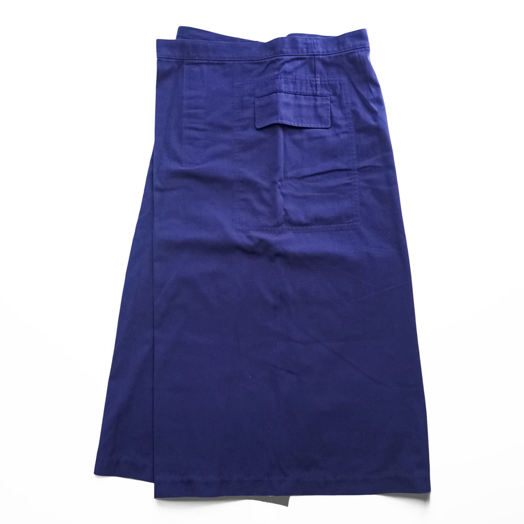 tricot COMME des GARCONS 90年代 日本製 ヴィンテージ ラップ スカート M ネイビー マジックテープ TS-10002M