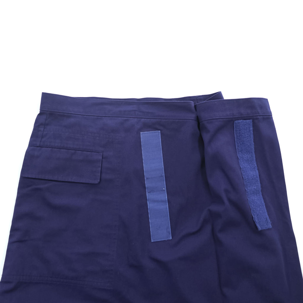 tricot COMME des GARCONS 90年代 日本製 ヴィンテージ ラップ スカート M ネイビー マジックテープ TS-10002M