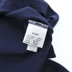 LACOSTE × J.Crew ポロシャツ M ネイビー ワンポイントロゴ 鹿の子 FA12471 ペルー製