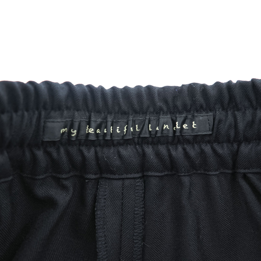 my beautiful landlet Wide Pants Easy Pants L Black MBL-EZSP-OV