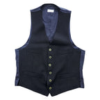 Paul Smith 90年代 ジレ スーツベスト M ダークネイビー ピンストライプ