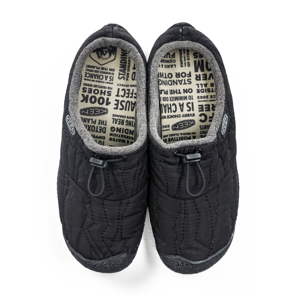 KEEN スリッポンシューズ HOWSER III SLIDE ハウザー 3 スライド スニーカー 27cm ブラック ドローコード 1025552