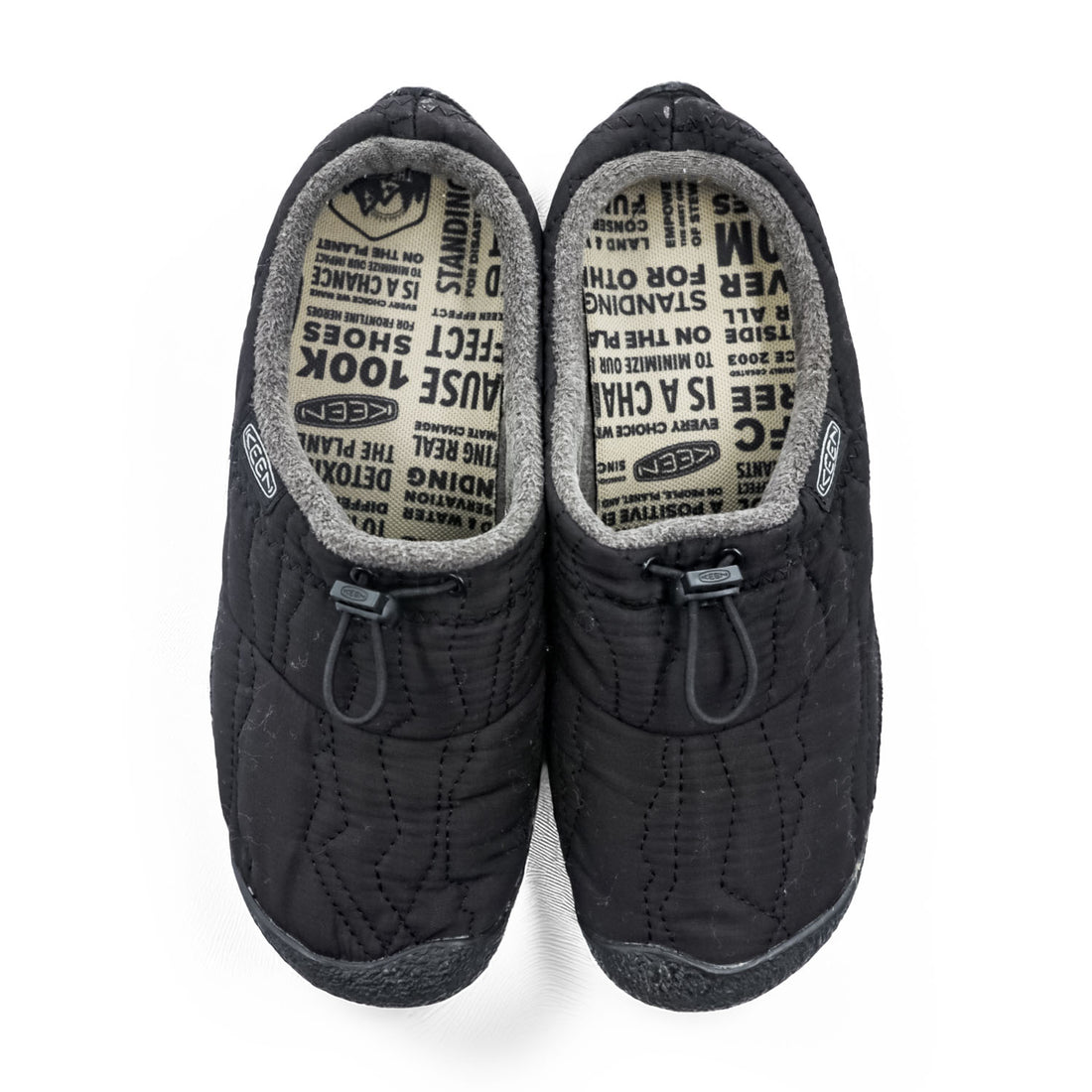 KEEN スリッポンシューズ HOWSER III SLIDE ハウザー 3 スライド スニーカー 27cm ブラック ドローコード 1025552