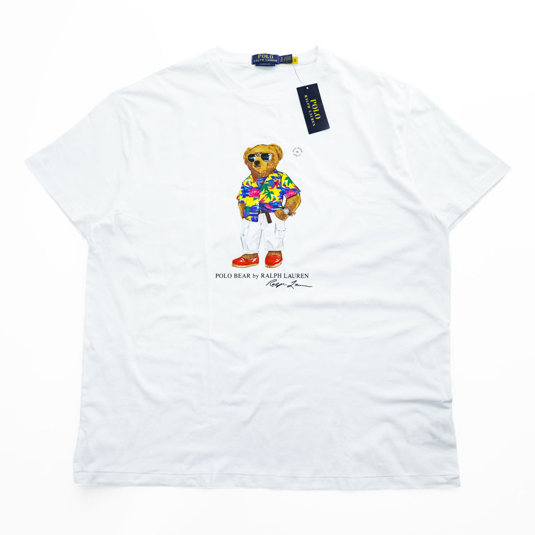 Polo Ralph Lauren Polo Bear T-Shirt XL White CLASSIC FIT Unused