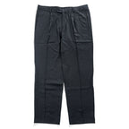 HUGO BOSS タック スラックス パンツ L グレー ダブルカフス センタープレス