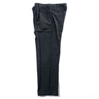 HUGO BOSS タック スラックス パンツ L グレー ダブルカフス センタープレス