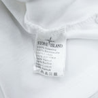STONE ISLAND Pique Polo Shirt Made in Turkey White XL Small Logo
