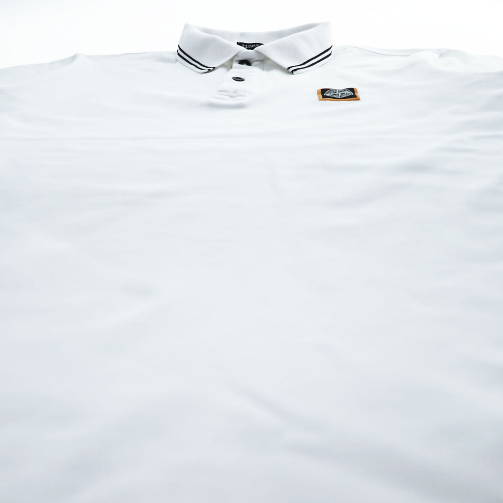 STONE ISLAND Pique Polo Shirt Made in Turkey White XL Small Logo