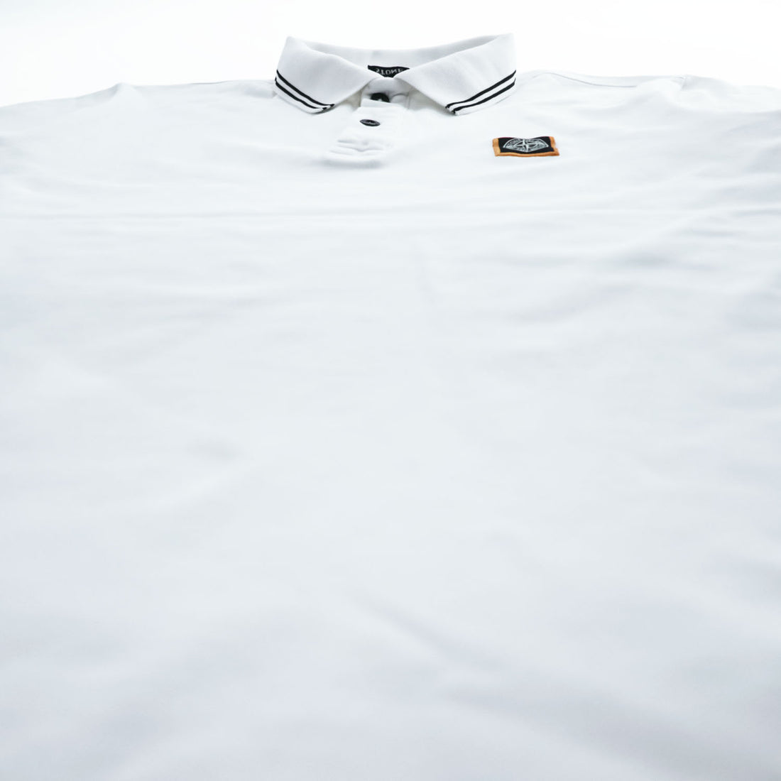 STONE ISLAND Pique Polo Shirt Made in Turkey White XL Small Logo