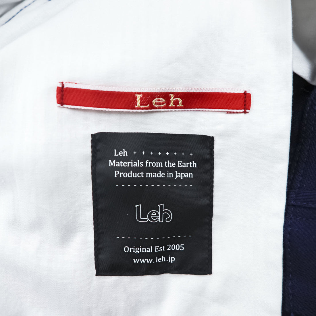 Leh Wide Pants Balloon Pants S Navy, Indigo Blue tie dye X BAND WIDE SLACKS Romantic Metal Buckle Belt