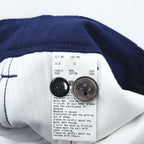 Leh Wide Pants Balloon Pants S Navy, Indigo Blue tie dye X BAND WIDE SLACKS Romantic Metal Buckle Belt