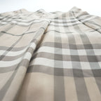 BURBERRY 日本製 ノバチェック スカート M ベージュ タック プリーツ FXD60-056-40