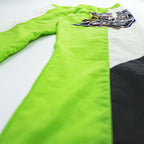 doublet Japan Made Track Pants Jersey FREE Green, White, Black CHAOS APPLIQUE TRACK PANT