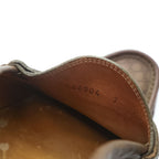 Gucci 466904 Micro Guccissima GG Embossed Leather Driving Loafers Brown Mens UK7 US8 Italy