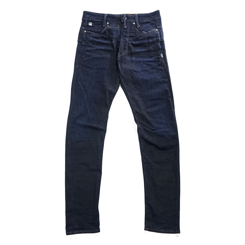 G-Star RAW D-Staq 3D Skinny Jeans Dark Used Indigo Stretch Denim Mens W27 L32 D05385-7209-89