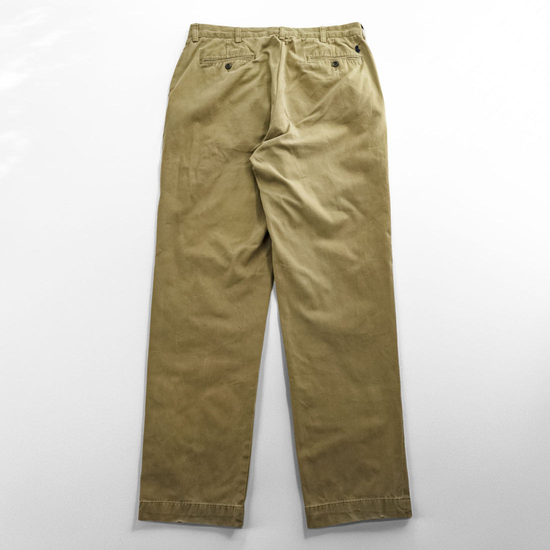 Polo Ralph Lauren ポロチノ PROSPECT PANT チノパンツ L ベージュ スモールポニー ロゴ 刺繍 テーパード