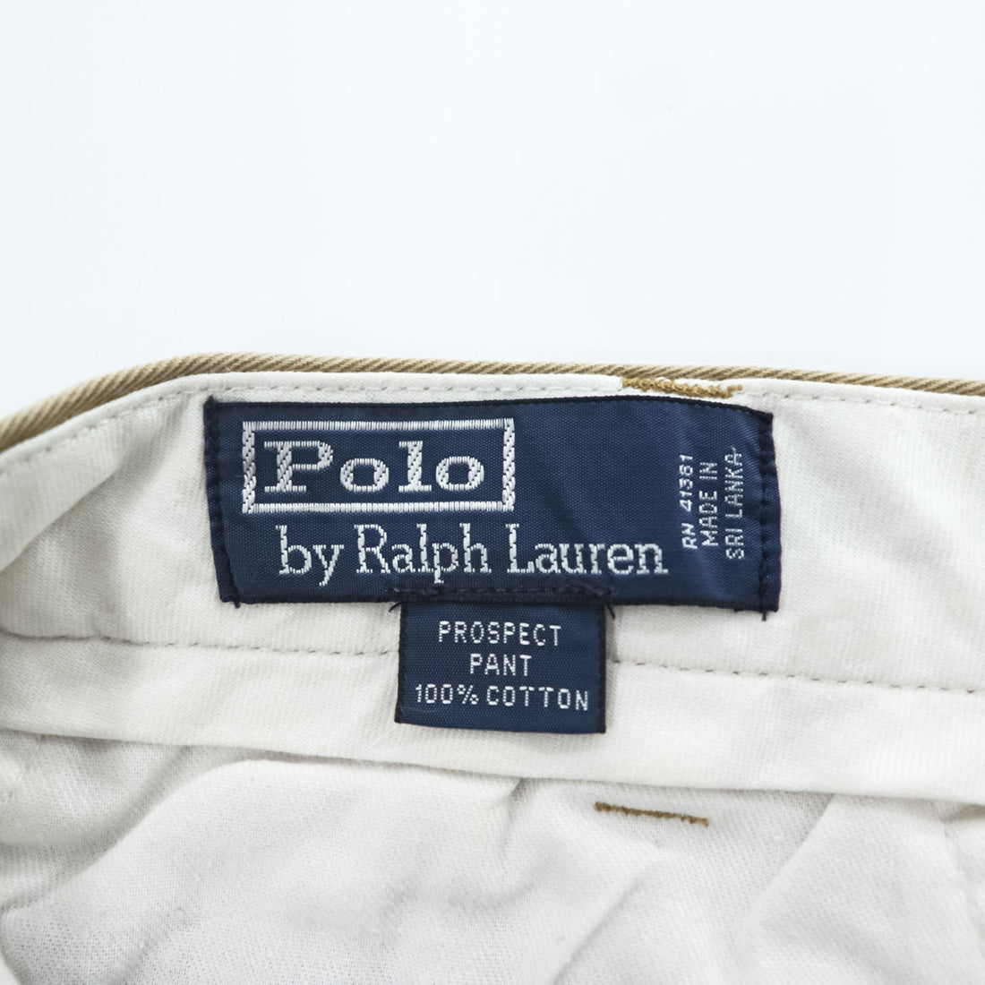 Polo Ralph Lauren ポロチノ PROSPECT PANT チノパンツ L ベージュ スモールポニー ロゴ 刺繍 テーパード