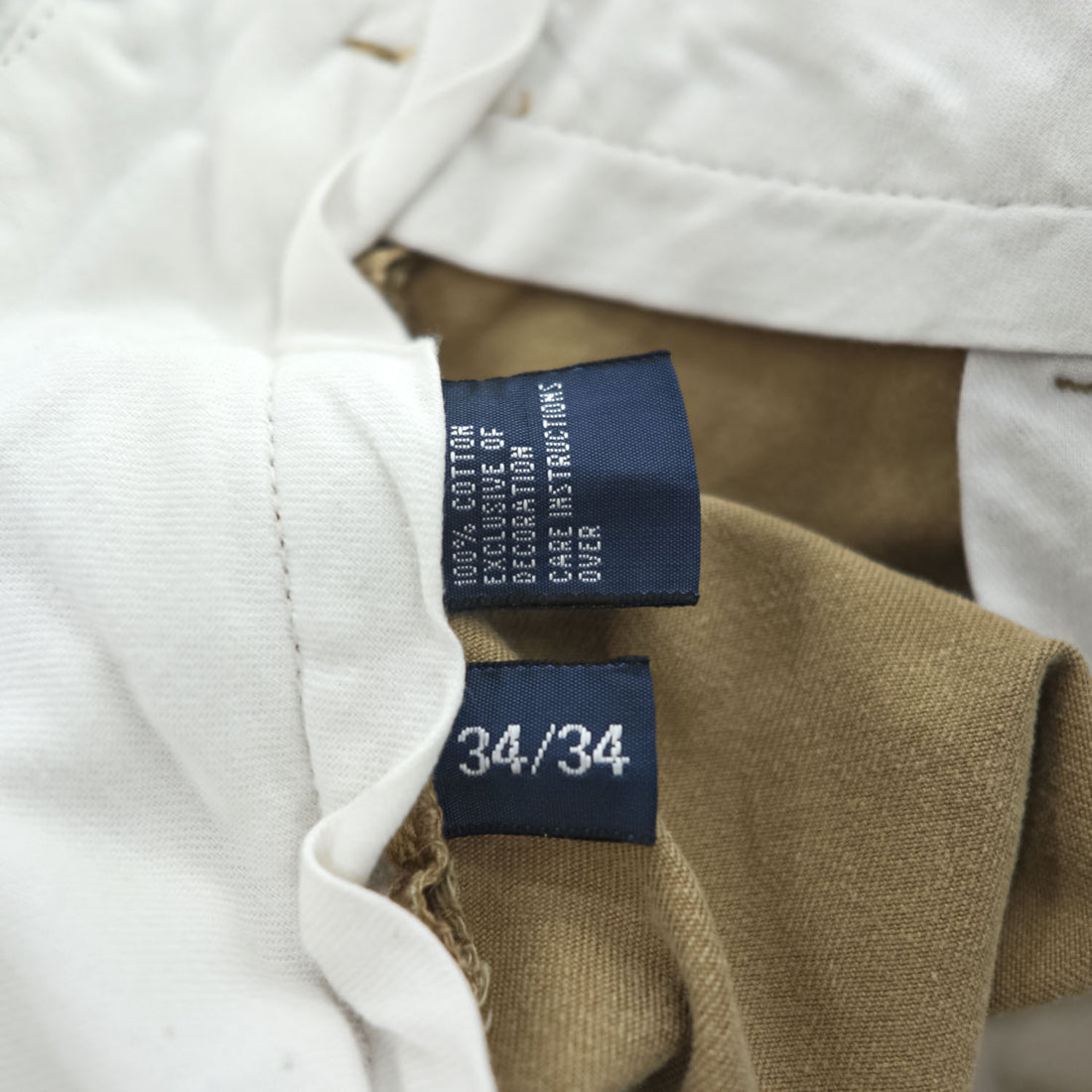 Polo Ralph Lauren ポロチノ PROSPECT PANT チノパンツ L ベージュ スモールポニー ロゴ 刺繍 テーパード