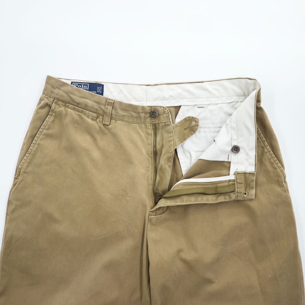 Polo Ralph Lauren ポロチノ PROSPECT PANT チノパンツ L ベージュ スモールポニー ロゴ 刺繍 テーパード