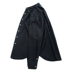 Ralph Lauren 90年代 ヴィンテージ 長袖 ボタンダウンシャツ XL ブラック CLASSIC FIT シルク混 スモールポニー ロゴ 刺繍