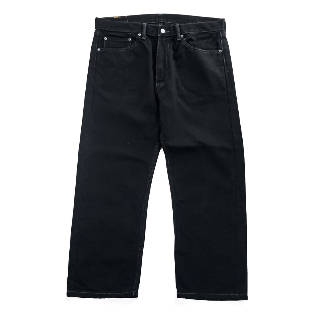 Levi’s 505 Regular Straight Black Denim Jeans Men’s W36 L30 PC9 00505-0260 2017