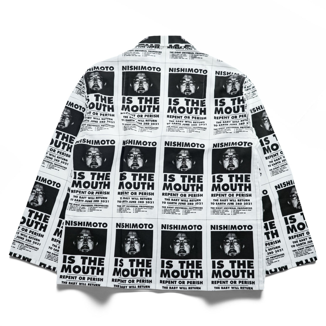 NOWHAW × NISHIMOTO IS THE MOUTH Japan Made PAJAMA Setup L White day Pajamas NIMNH-02