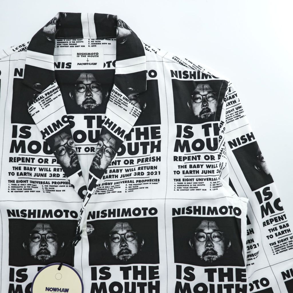 NOWHAW × NISHIMOTO IS THE MOUTH Japan Made PAJAMA Setup L White day Pajamas NIMNH-02