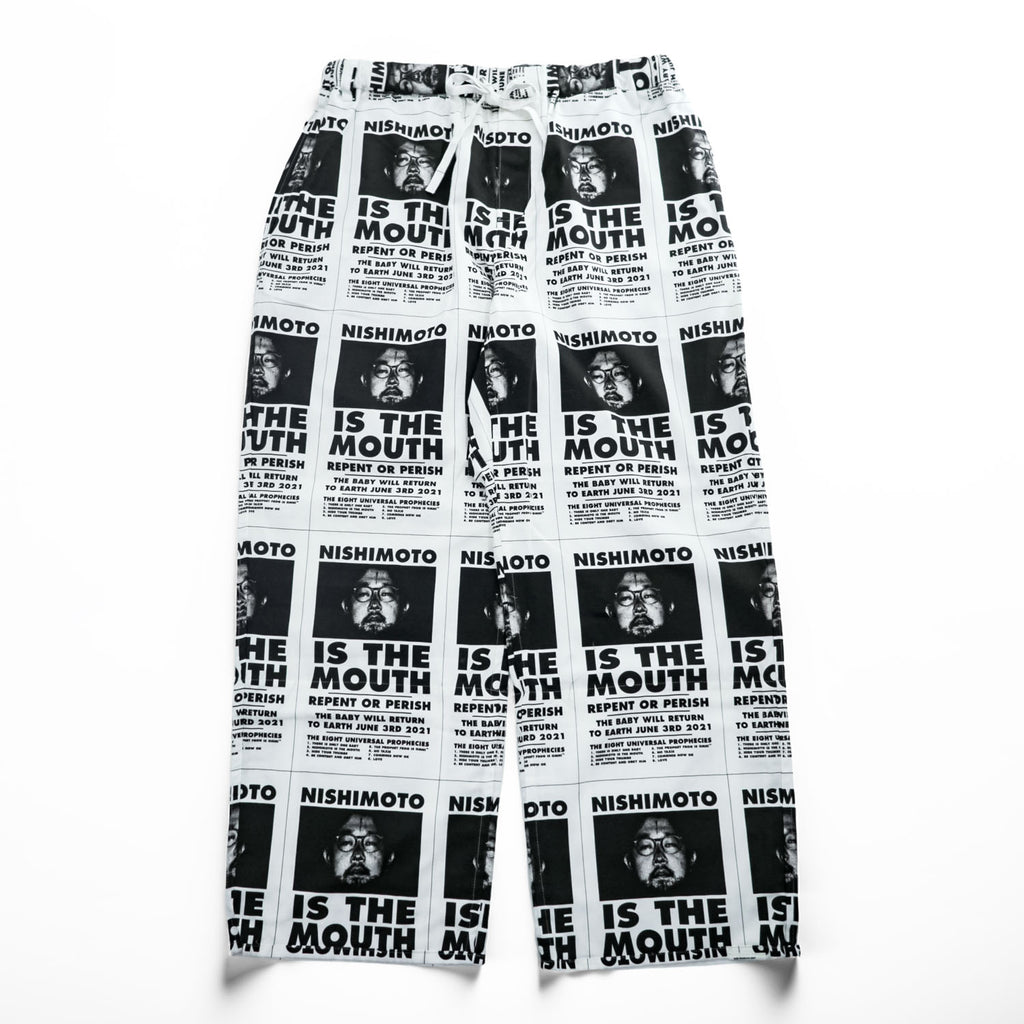 NOWHAW × NISHIMOTO IS THE MOUTH Japan Made PAJAMA Setup L White day Pajamas NIMNH-02