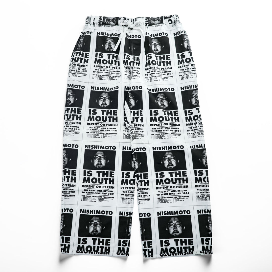 NOWHAW × NISHIMOTO IS THE MOUTH Japan Made PAJAMA Setup L White day Pajamas NIMNH-02