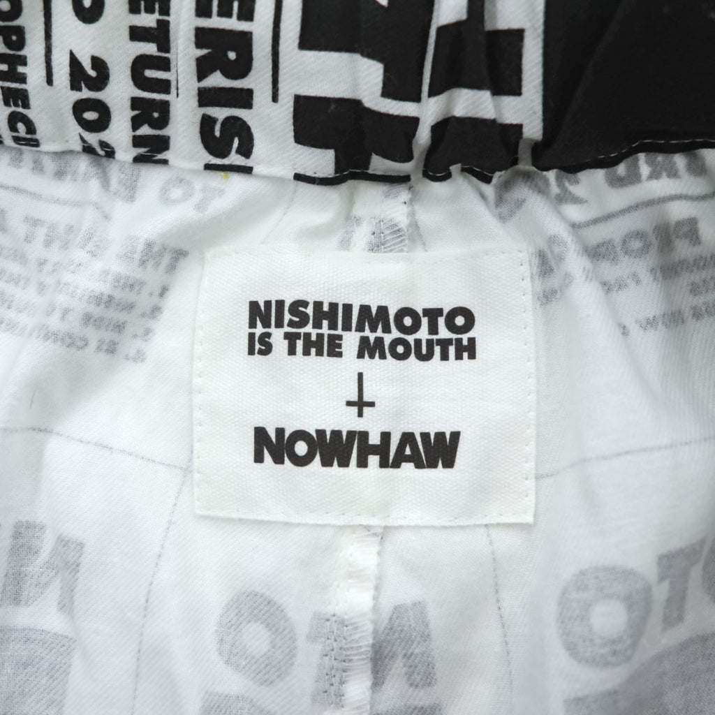 NOWHAW × NISHIMOTO IS THE MOUTH Japan Made PAJAMA Setup L White day Pajamas NIMNH-02