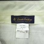 Brooks Brothers スラックス パンツ チノパン L グレー ダブルカフス BROOKSCOOL POPLIN