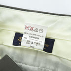 Brooks Brothers スラックス パンツ チノパン L グレー ダブルカフス BROOKSCOOL POPLIN