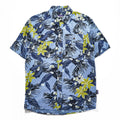 Patagonia ステアーズマンシャツ アロハシャツ 半袖オーガニックコットンシャツ S ブルー 総柄 STY52931SP17