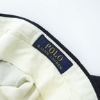 Polo Ralph Lauren ポルトガル製 スラックス パンツ 36/33 ネイビー ストレッチ