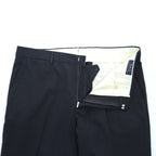 Polo Ralph Lauren ポルトガル製 スラックス パンツ 36/33 ネイビー ストレッチ